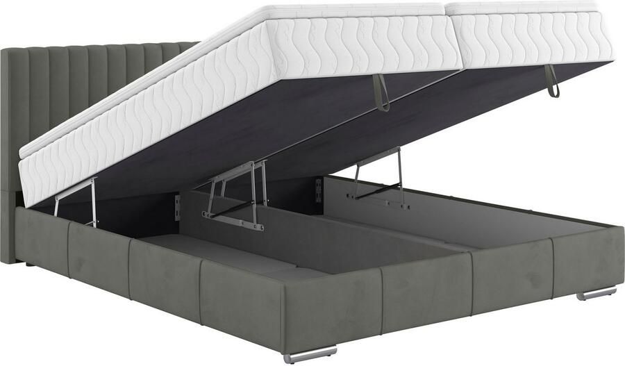 INOSIGN Boxspring Thor met bedbodem incl. matras topverkoper Topmatras en sierkussen in verschillende hardheden beschikbaar - Foto 2