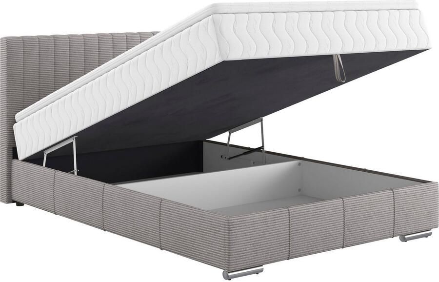 INOSIGN Boxspring Thor met bedbodem incl. matras topverkoper Topmatras en sierkussen in verschillende hardheden beschikbaar - Foto 2