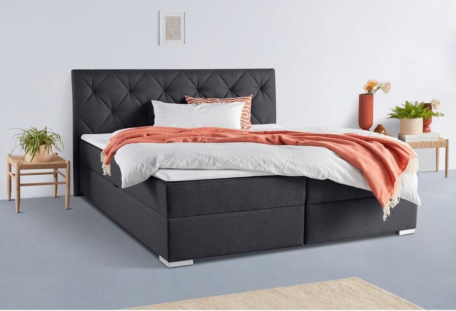 INOSIGN Boxspring Tynan optioneel met bedbox verkrijgbaar in h2 h3 & h4 - Foto 3