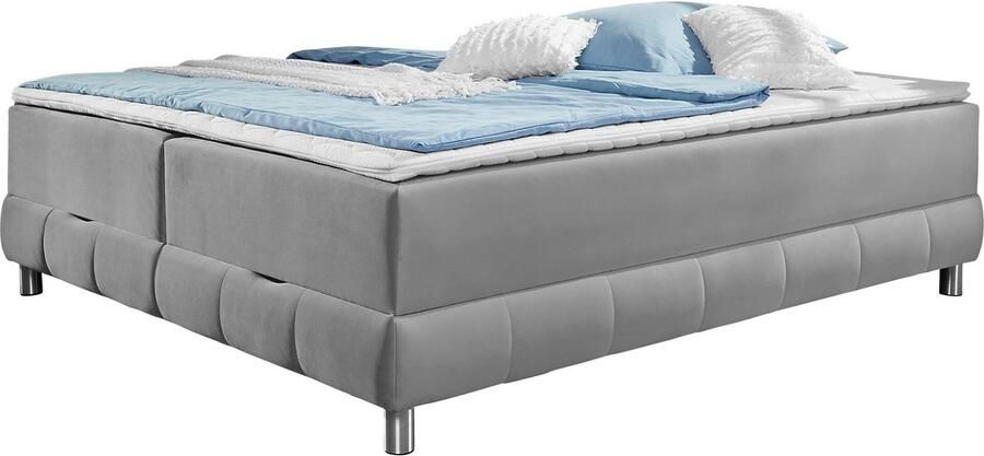 INOSIGN Boxspring Vaasa geschikt voor schuine plafonds inclusief bedlade en matrastopper