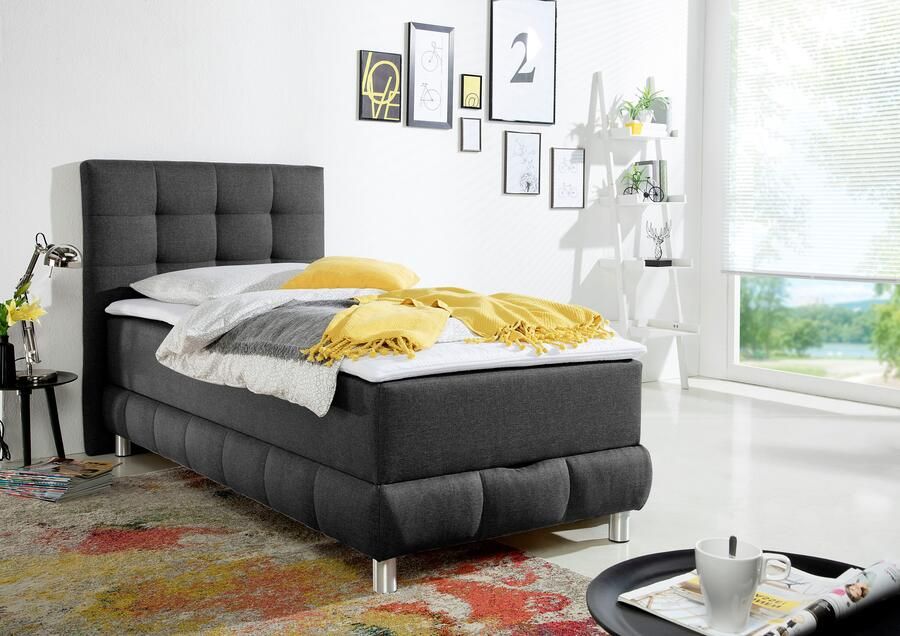 INOSIGN Boxspring Vaasa inclusief bedlade & topper xxl-uitvoering extra lengte 220 cm - Foto 4