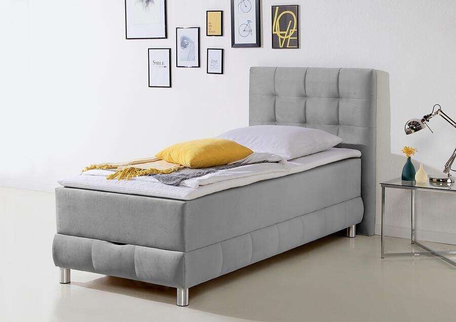 INOSIGN Boxspring Vaasa inclusief bedlade & topper xxl-uitvoering extra lengte 220 cm - Foto 7