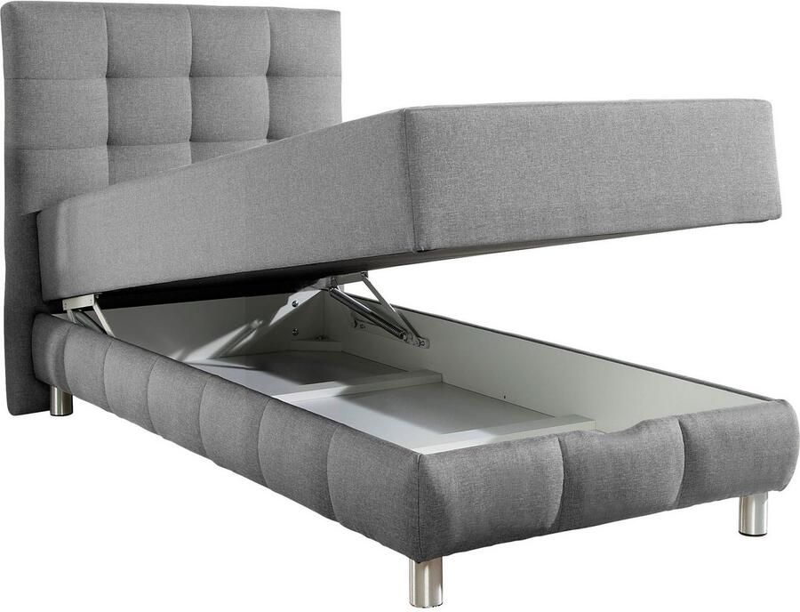 INOSIGN Boxspring Vaasa inclusief bedlade & topper xxl-uitvoering extra lengte 220 cm