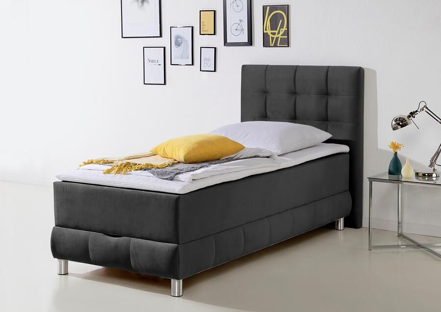 INOSIGN Boxspring Vaasa inclusief bedlade & topper xxl-uitvoering extra lengte 220 cm - Foto 8
