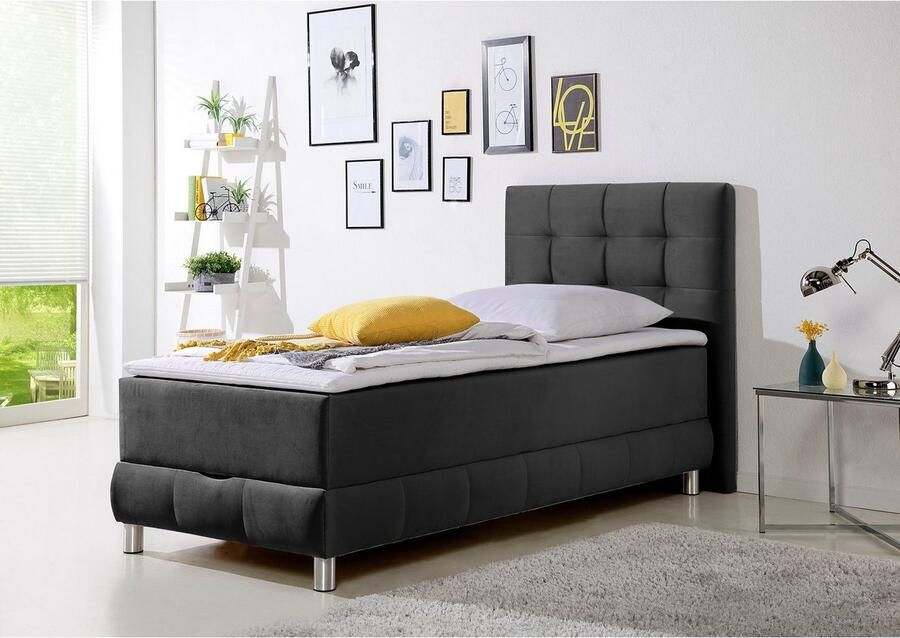 INOSIGN Boxspring Vaasa inclusief bedlade & topper xxl-uitvoering extra lengte 220 cm - Foto 5