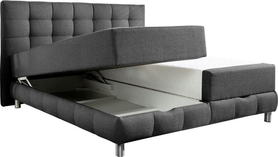 INOSIGN Boxspring Vaasa inclusief bedlade & topper xxl-uitvoering extra lengte 220 cm - Foto 4