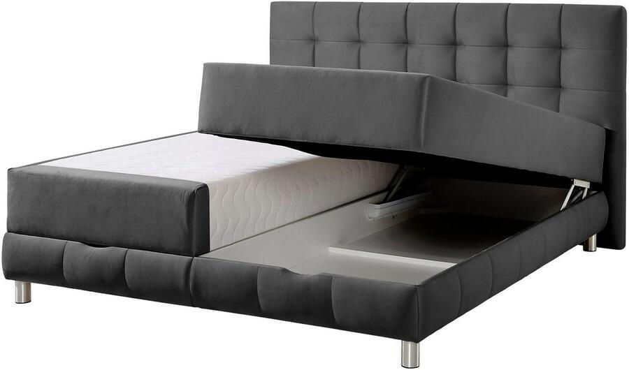 INOSIGN Boxspring Vaasa inclusief bedlade & topper xxl-uitvoering extra lengte 220 cm - Foto 4