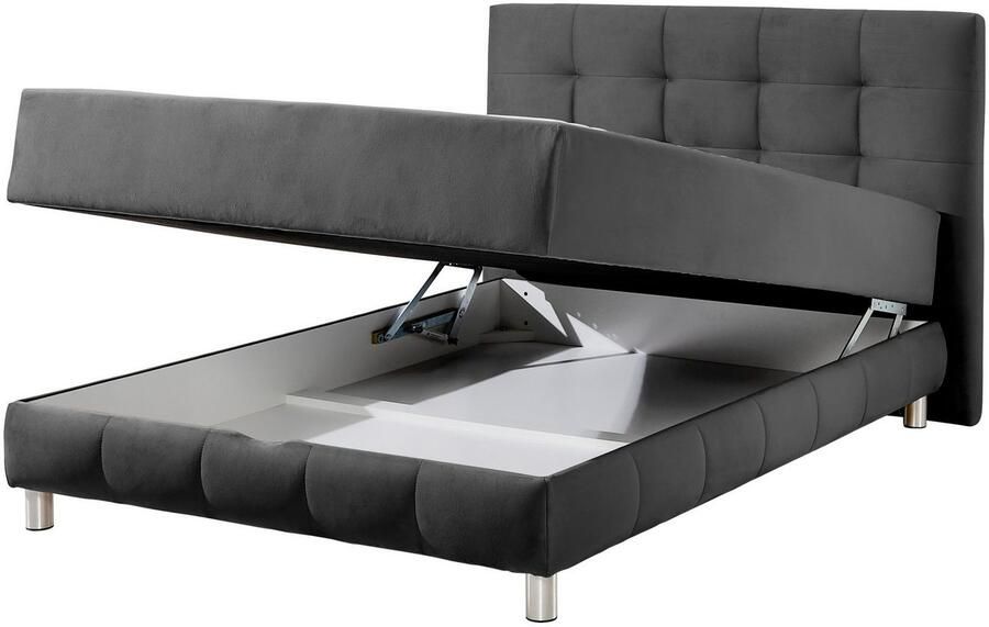 INOSIGN Boxspring Vaasa inclusief bedlade & topper xxl-uitvoering extra lengte 220 cm - Foto 4