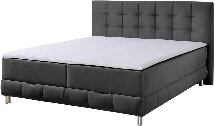 INOSIGN Boxspring Vaasa inclusief bedlade & topper xxl-uitvoering extra lengte 220 cm - Foto 5