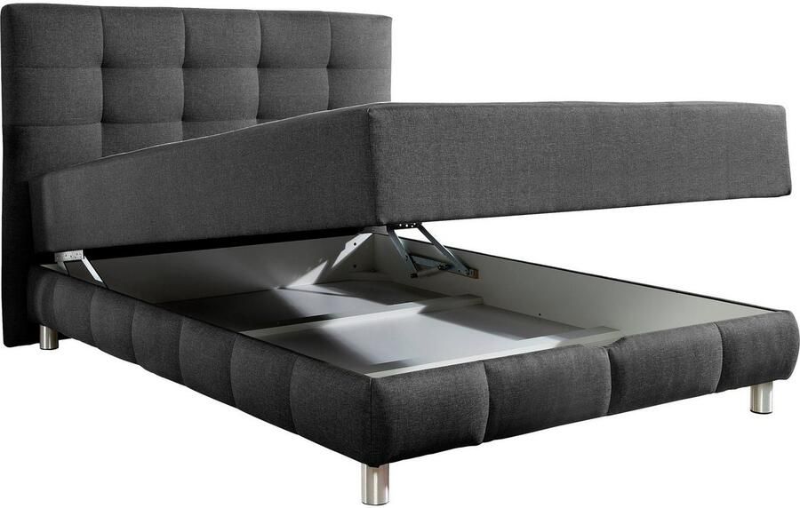 INOSIGN Boxspring Vaasa inclusief bedlade & topper xxl-uitvoering extra lengte 220 cm - Foto 3