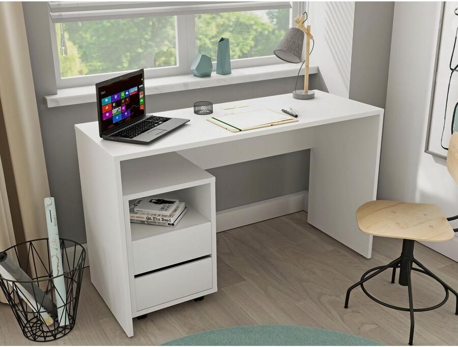 INOSIGN Bureau AGAPI Breedte 130 modern vormgegeven computerbureau met groot werkoppervlak - Foto 3