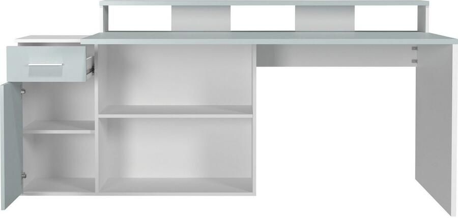 INOSIGN Bureau CHESTER Gamingtafel met lowboard werktafel afmetingen (B D H) 160 115 92 cm (2 stuks) - Foto 8