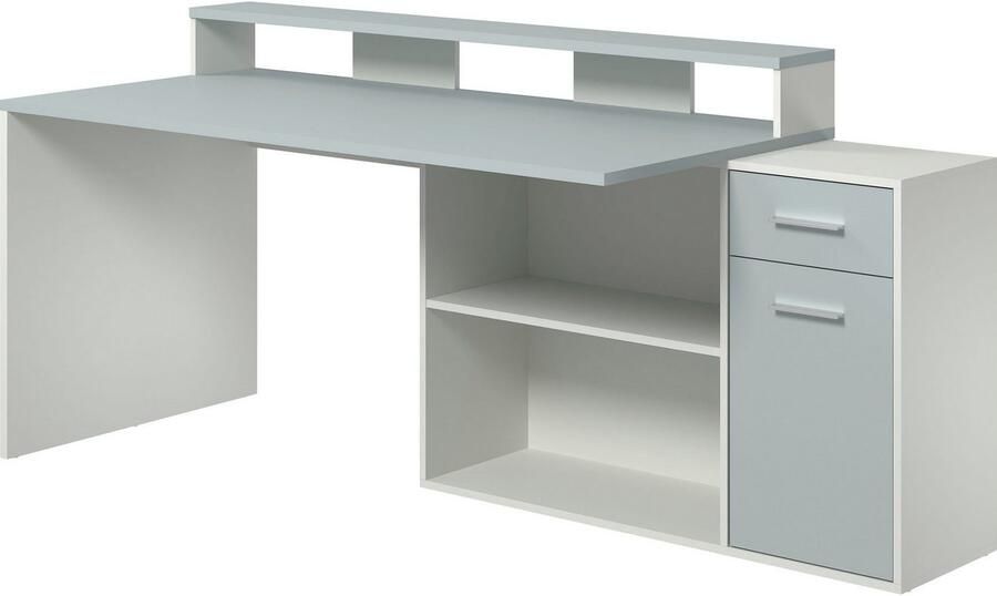 INOSIGN Bureau CHESTER Gamingtafel met lowboard werktafel afmetingen (B D H) 160 115 92 cm (2 stuks) - Foto 7