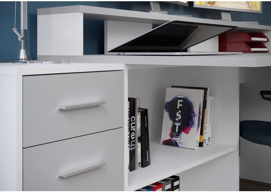 INOSIGN Bureau CHESTER Gamingtafel met lowboard werktafel afmetingen (B D H) 160 115 92 cm (2 stuks) - Foto 2