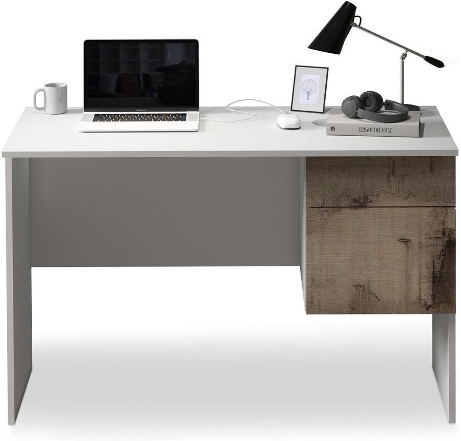 INOSIGN Bureau Coro kleine computertisch bureautafel met 1 deur & 1 lade breedte 110 cm made in italy - Foto 10
