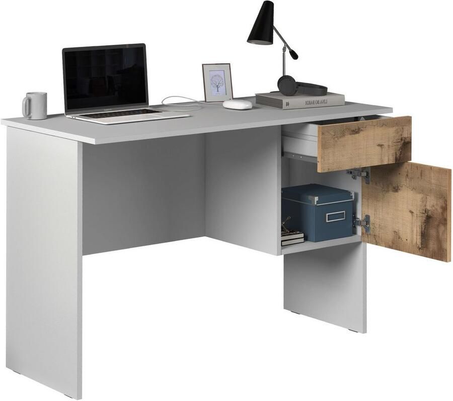 INOSIGN Bureau Coro kleine computertisch bureautafel met 1 deur & 1 lade breedte 110 cm made in italy - Foto 9