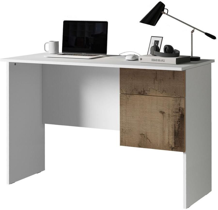 INOSIGN Bureau Coro kleine computertisch bureautafel met 1 deur & 1 lade breedte 110 cm made in italy - Foto 7