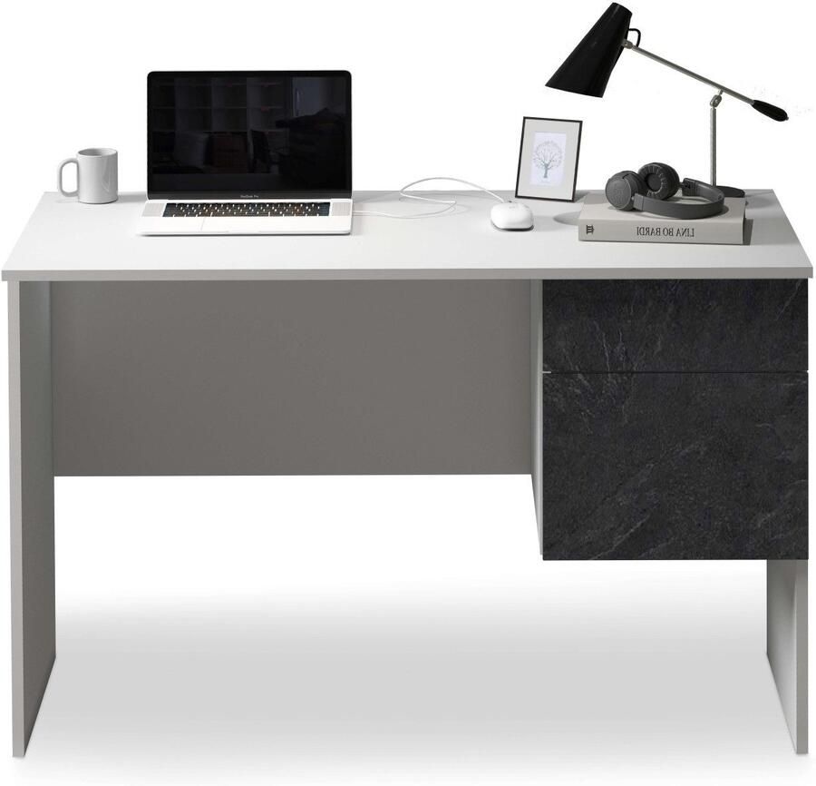 INOSIGN Bureau Coro kleine computertisch bureautafel met 1 deur & 1 lade breedte 110 cm made in italy - Foto 10