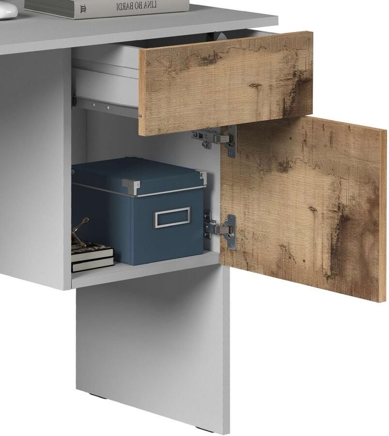 INOSIGN Bureau Coro kleine computertisch bureautafel met 1 deur & 1 lade breedte 110 cm made in italy - Foto 8