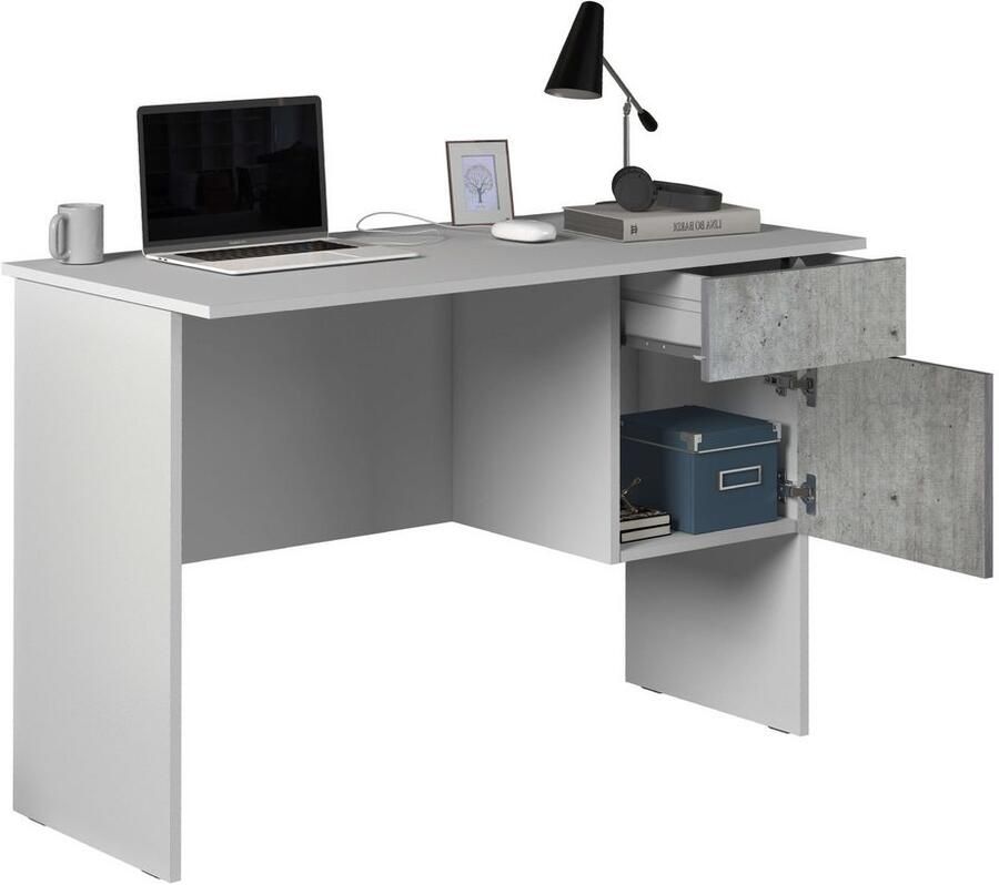 INOSIGN Bureau Coro kleine computertisch bureautafel met 1 deur & 1 lade breedte 110 cm made in italy - Foto 9