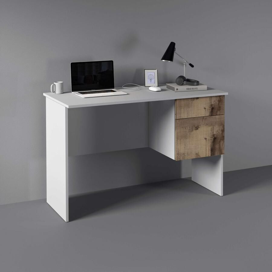 INOSIGN Bureau Coro kleine computertisch bureautafel met 1 deur & 1 lade breedte 110 cm made in italy - Foto 5