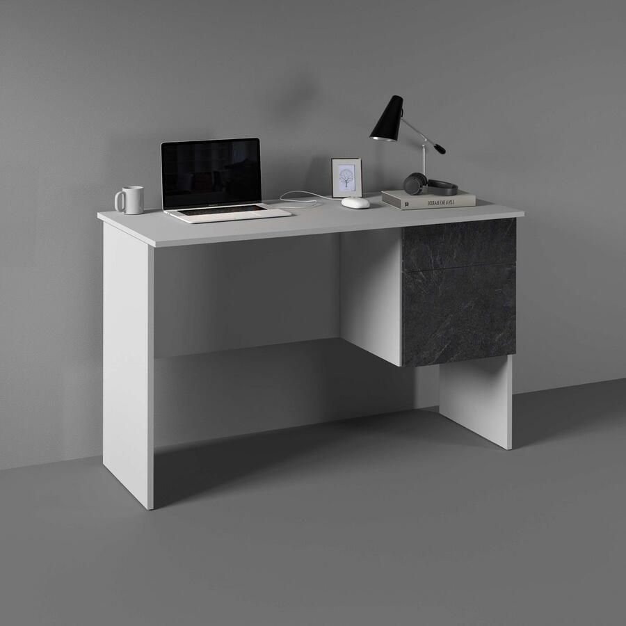 INOSIGN Bureau Coro kleine computertisch bureautafel met 1 deur & 1 lade breedte 110 cm made in italy - Foto 4