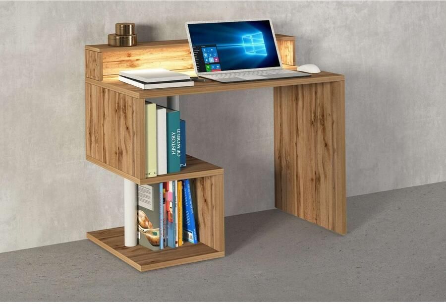 INOSIGN Bureau Essence modern ontwerp in verschillende breedtes met en zonder monitorsteun gemaakt in italië - Foto 2