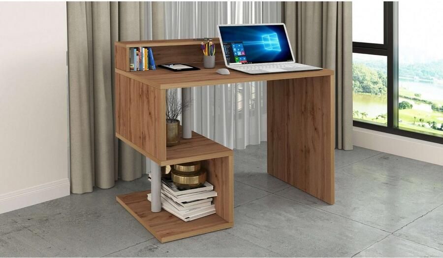 INOSIGN Bureau Essence modern ontwerp in verschillende breedtes met en zonder monitorsteun gemaakt in italië - Foto 4