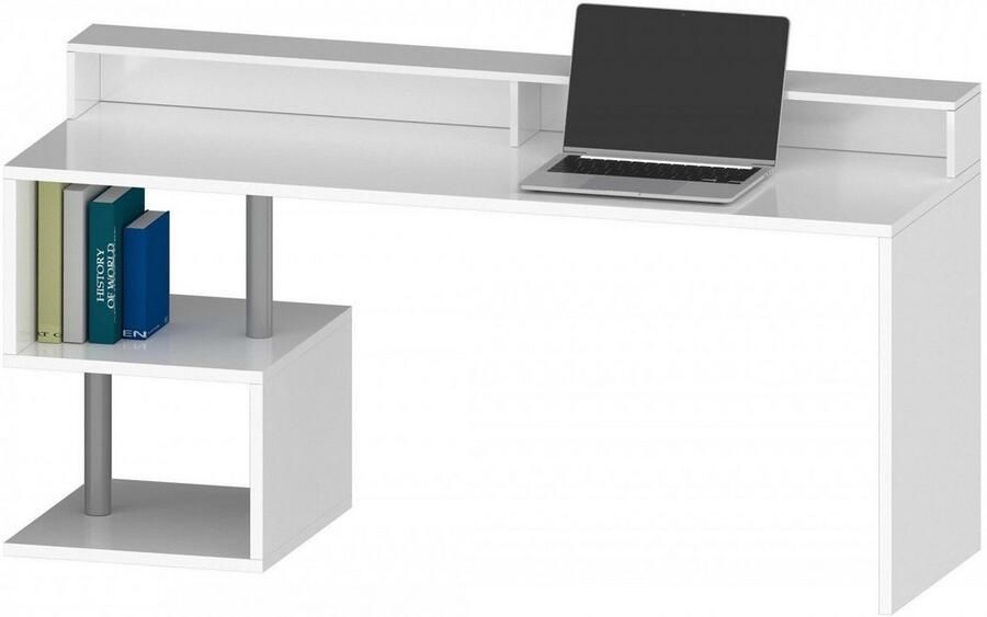 INOSIGN Bureau Essence modern ontwerp in verschillende breedtes met en zonder monitorsteun gemaakt in italië - Foto 2