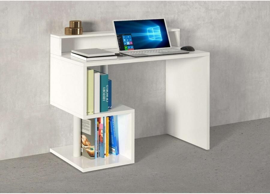 INOSIGN Bureau Essence modern ontwerp in verschillende breedtes met en zonder monitorsteun gemaakt in italië - Foto 2