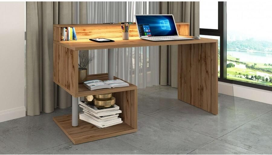 INOSIGN Bureau Essence modern ontwerp in verschillende breedtes met en zonder monitorsteun gemaakt in italië - Foto 4