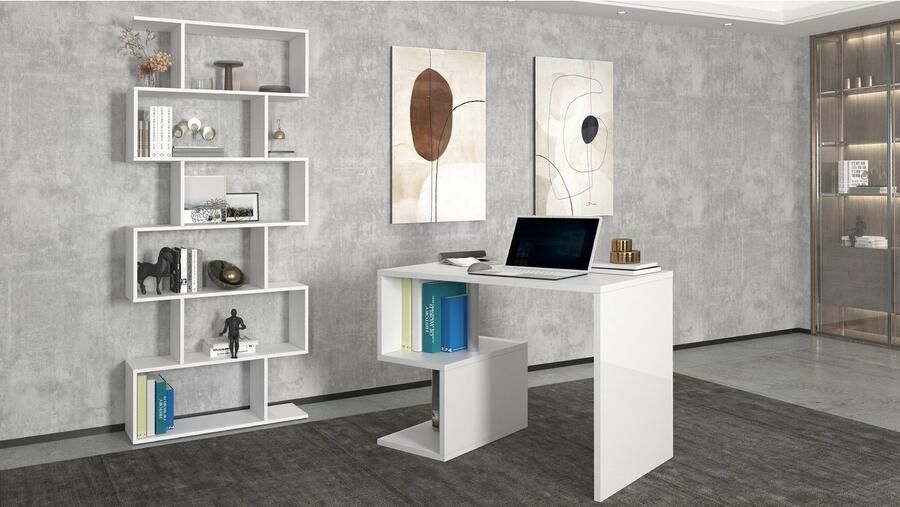 INOSIGN Bureau Essence modern ontwerp in verschillende breedtes met en zonder monitorsteun gemaakt in italië - Foto 4