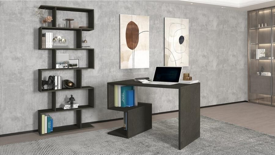INOSIGN Bureau Essence modern ontwerp in verschillende breedtes met en zonder monitorsteun gemaakt in italië - Foto 3