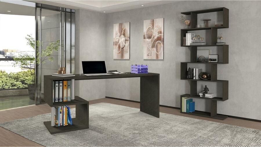 INOSIGN Bureau Essence modern ontwerp in verschillende breedtes met en zonder monitorsteun gemaakt in italië - Foto 3