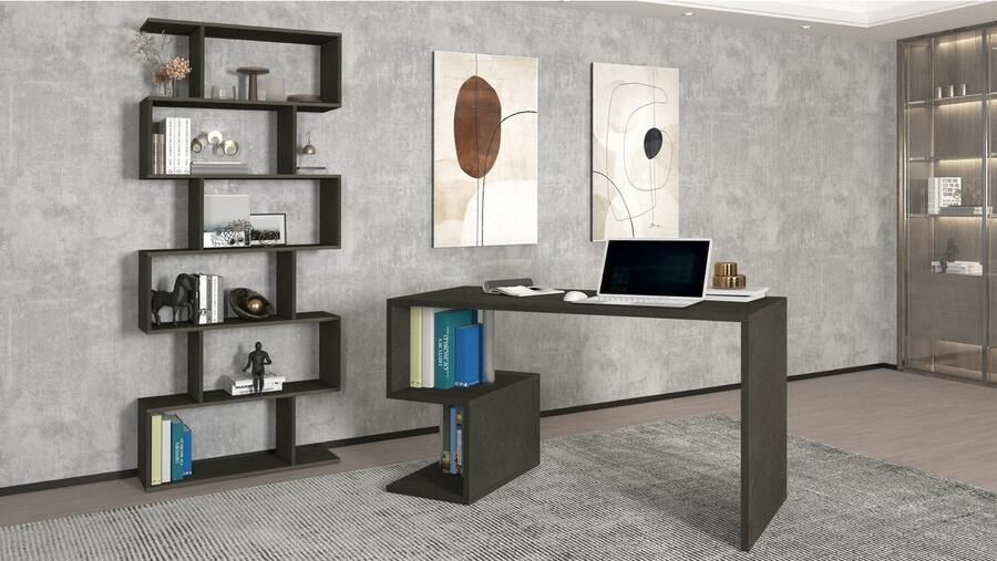 INOSIGN Bureau Essence modern ontwerp in verschillende breedtes met en zonder monitorsteun gemaakt in italië - Foto 4