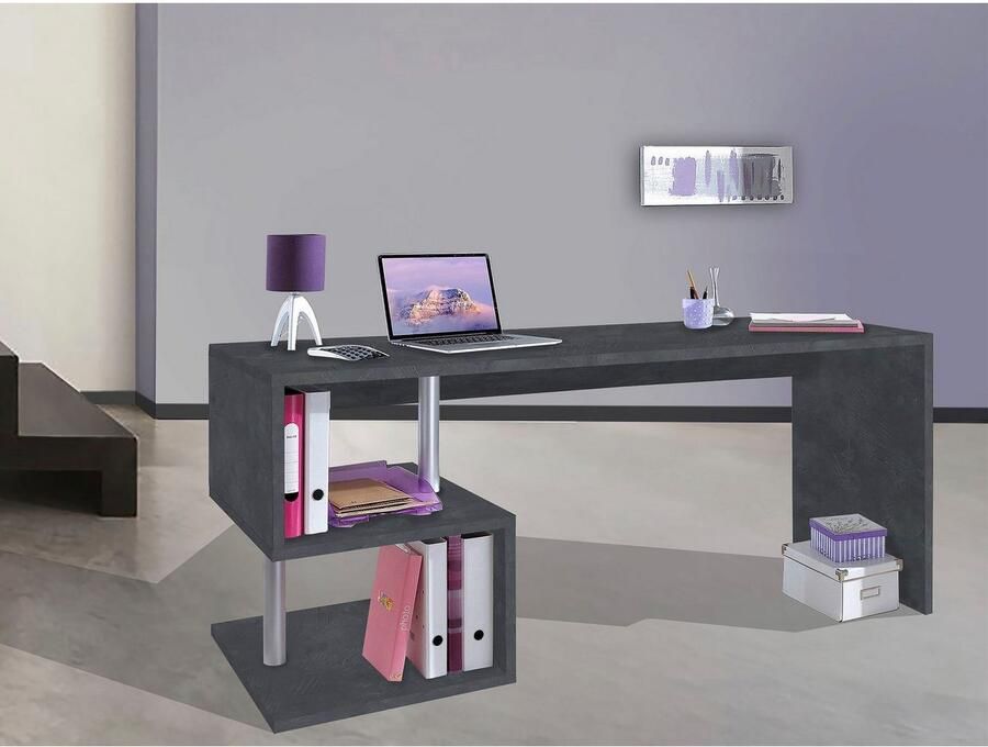 INOSIGN Bureau Essence modern ontwerp in verschillende breedtes met en zonder monitorsteun gemaakt in italië - Foto 2