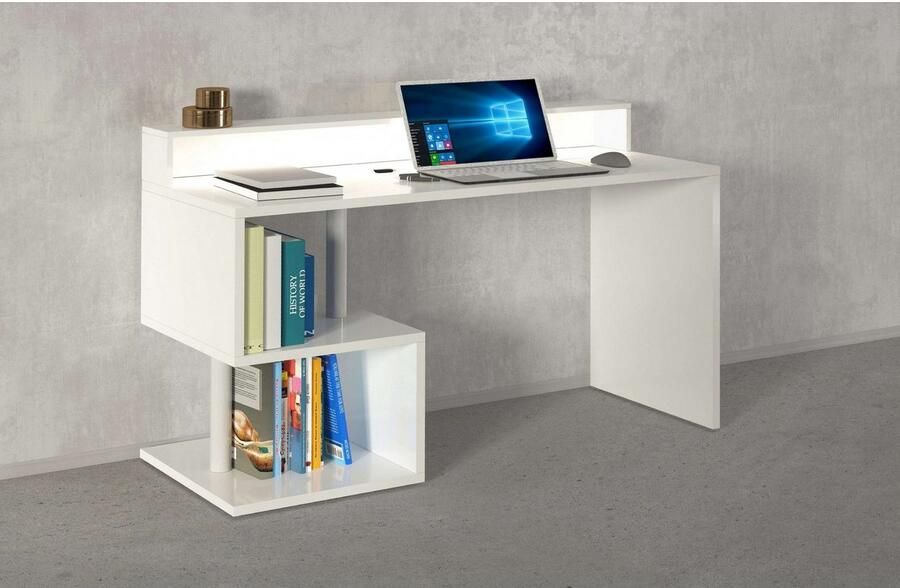 INOSIGN Bureau Essence modern ontwerp in verschillende breedtes met en zonder monitorsteun gemaakt in italië - Foto 3