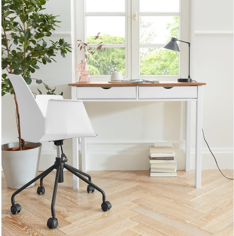 INOSIGN Bureau Gava Grenenhout verzonken grepen verschillende kleurvarianten breedte 100 cm