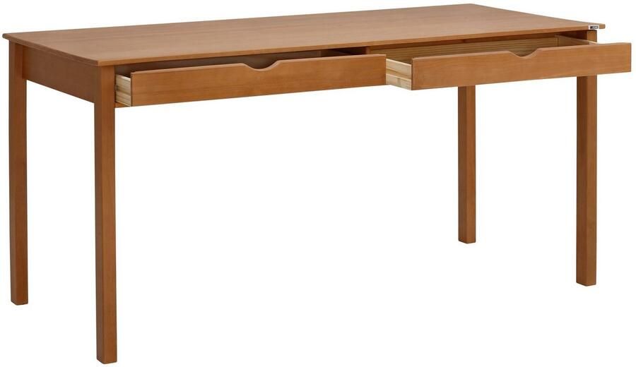 INOSIGN Bureau Gava Massief grenen ingefreesde verzonken grepen hoogte 80 cm (1 stuk) - Foto 5