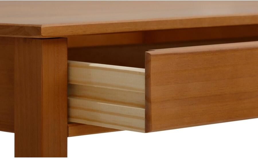 INOSIGN Bureau Gava Massief grenen ingefreesde verzonken grepen hoogte 80 cm (1 stuk) - Foto 3