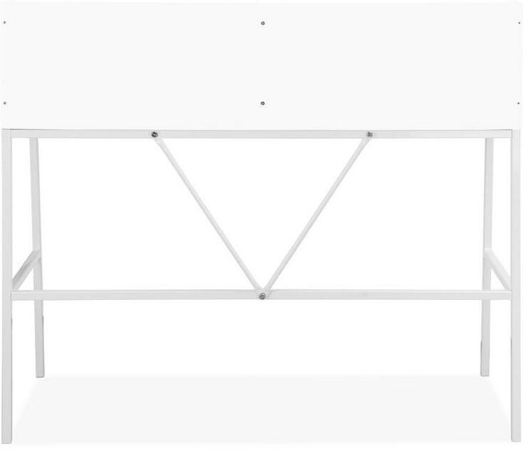 INOSIGN Bureau Jaxson wit frame van metaal breedte 120 cm (1 stuk) - Foto 3