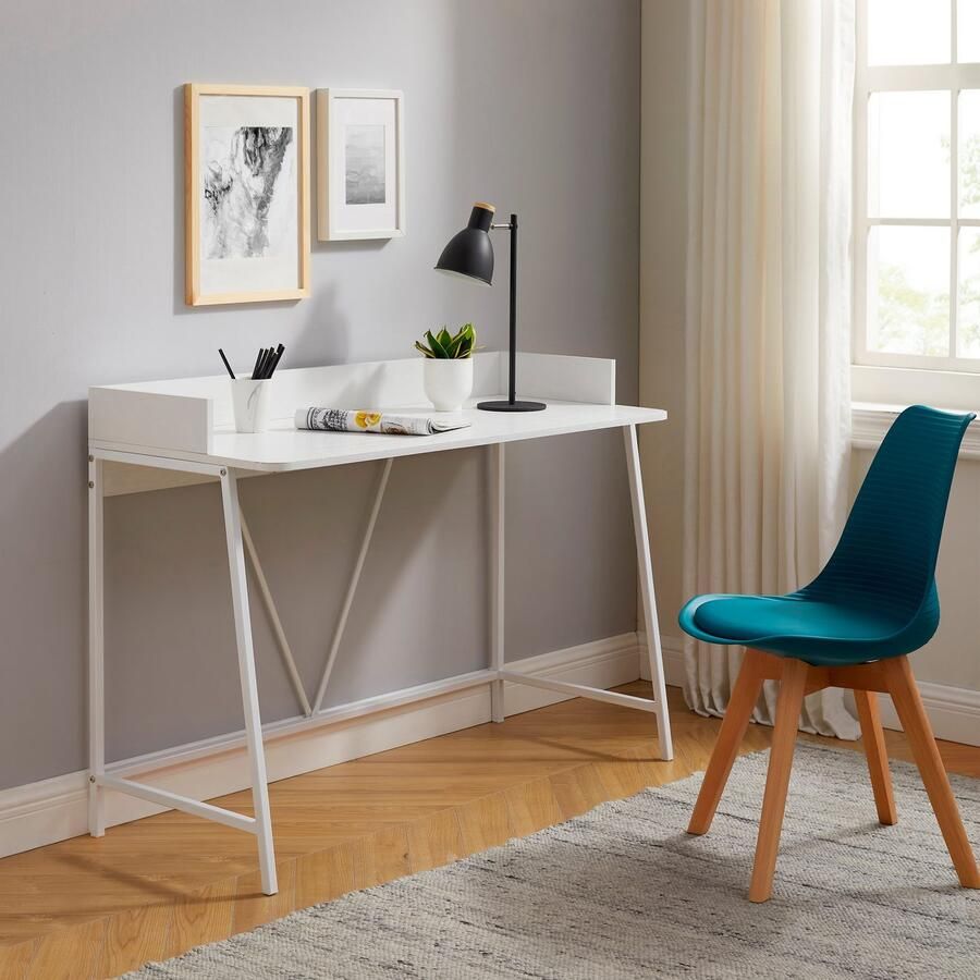 INOSIGN Bureau Jullian wit frame van metaal breedte 120 cm (1 stuk) - Foto 2