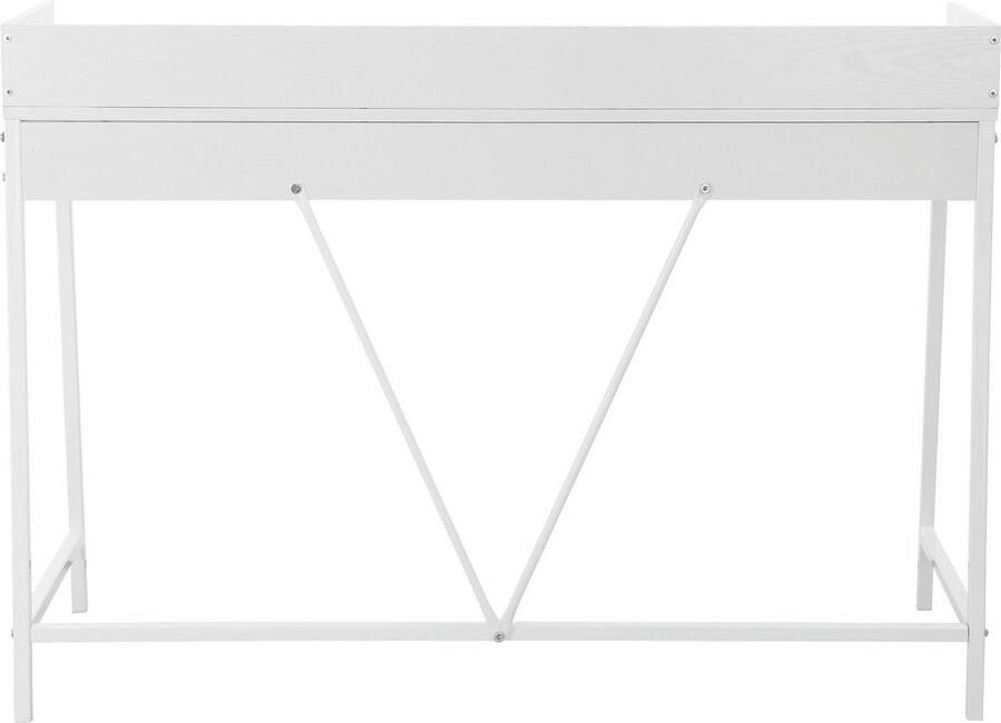 INOSIGN Bureau Jullian wit frame van metaal breedte 120 cm (1 stuk) - Foto 4