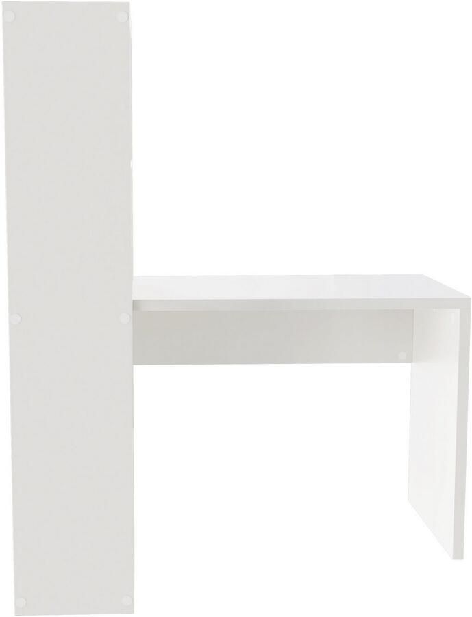 INOSIGN Bureau met kast Triest computerbureau met roomdivider breedte 156 cm rek-element flexibel te monteren 6 vakken tafelbreedte 120 cm - Foto 4