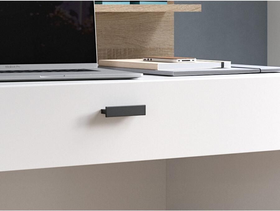 INOSIGN Bureau Ottelu Breedte 130cm 1 deur 1 lade 2 legplanken - Foto 5