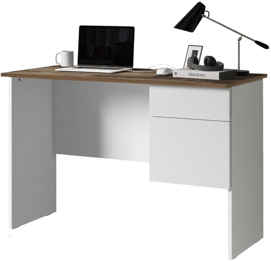 INOSIGN Bureau Sunrise kleine computertisch bureautafel met 1 deur & 1 lade tafelblad breedte 110 cm made in italy - Foto 8