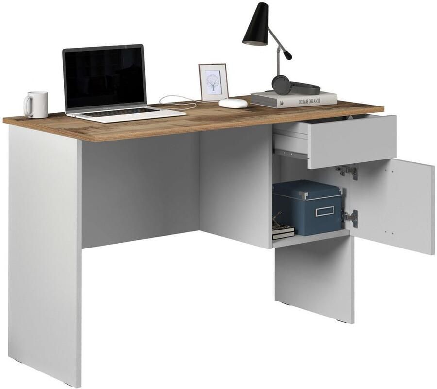 INOSIGN Bureau Sunrise kleine computertisch bureautafel met 1 deur & 1 lade tafelblad breedte 110 cm made in italy - Foto 10