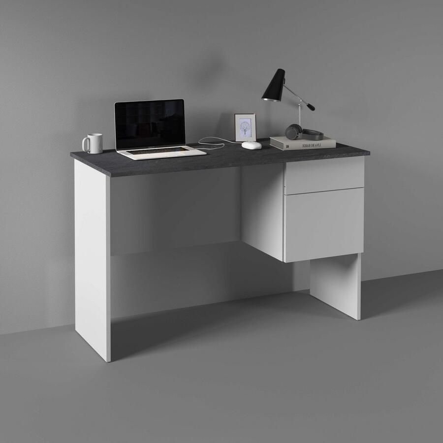 INOSIGN Bureau Sunrise kleine computertisch bureautafel met 1 deur & 1 lade tafelblad breedte 110 cm made in italy