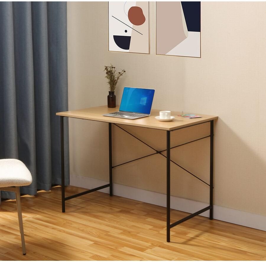 INOSIGN Bureau TALIA Computertafel stabiel metalen frame breedte 100 cm