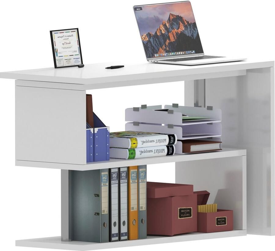 INOSIGN Bureau Volta Made in Italy multifunctioneel als computertafel hoekbureau of sideboard - Foto 2